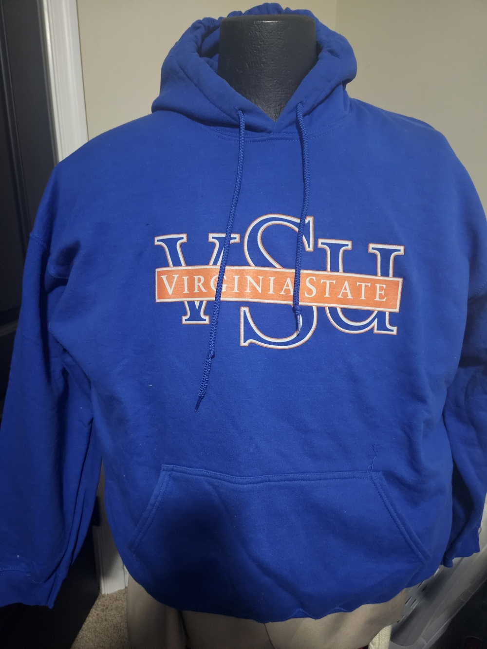 Virginia State VSU Blue Pullover Hoodie for Men